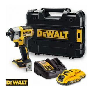 Аккумуляторный импульсный шуруповерт DEWALT DCF887D2, кейс, 18В, XR, 2 Акб 2.0 Ач и ЗУ